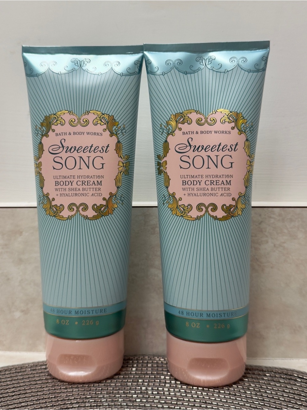 NWT Bath & Body Works Sweetest Song Ultimate Hydration Body Cream Set of 2